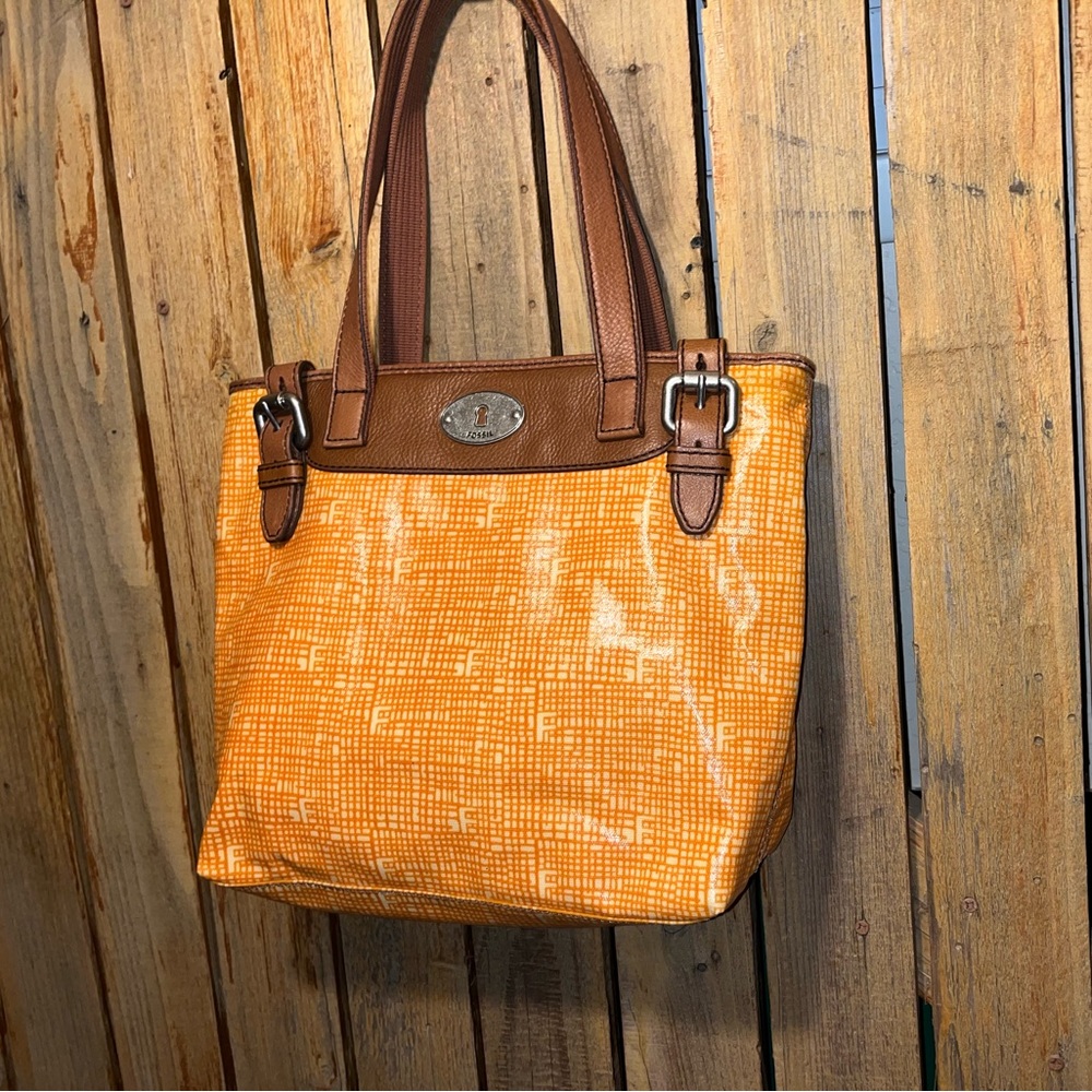 Fossil Coated Canvas Bag - image 3